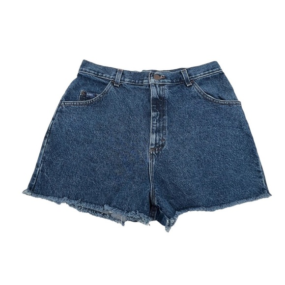 Lee Women's Cut Off Frayed Hem Denim, Jean Shorts Size 16 - Picture 1 of 6